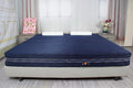 Blue 6D mesh breathable mattress cover with zip for cooling and airflow by Ivytress.