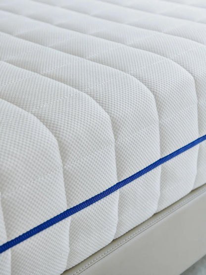 Celestial Cotton Luxe Zip-Pad Ivytress mattress pad featuring a zippered design, crafted from soft cotton to provide hypoallergenic protection against dust mites and allergens, enhancing sleep comfort