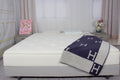CozySherpa Cotton Luxe Zip-Pad Ivytress Mattress Cover with Soft Sherpa Fleece and Breathable Cotton Lining