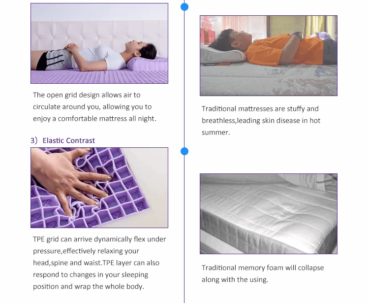 TPE Silicone Cooling Gel Mattress Topper offering advanced cooling technology, luxurious body-contouring comfort, and durable support for enhanced sleep quality.